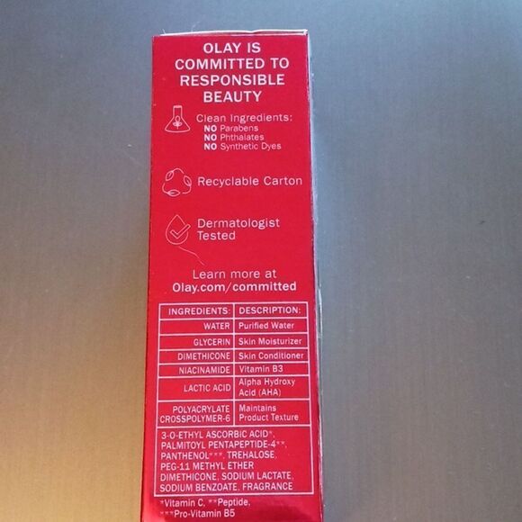 OLAY Vitamin C + Peptide 24 Brightening Serum NEW IN BOX - Picture 11 of 13